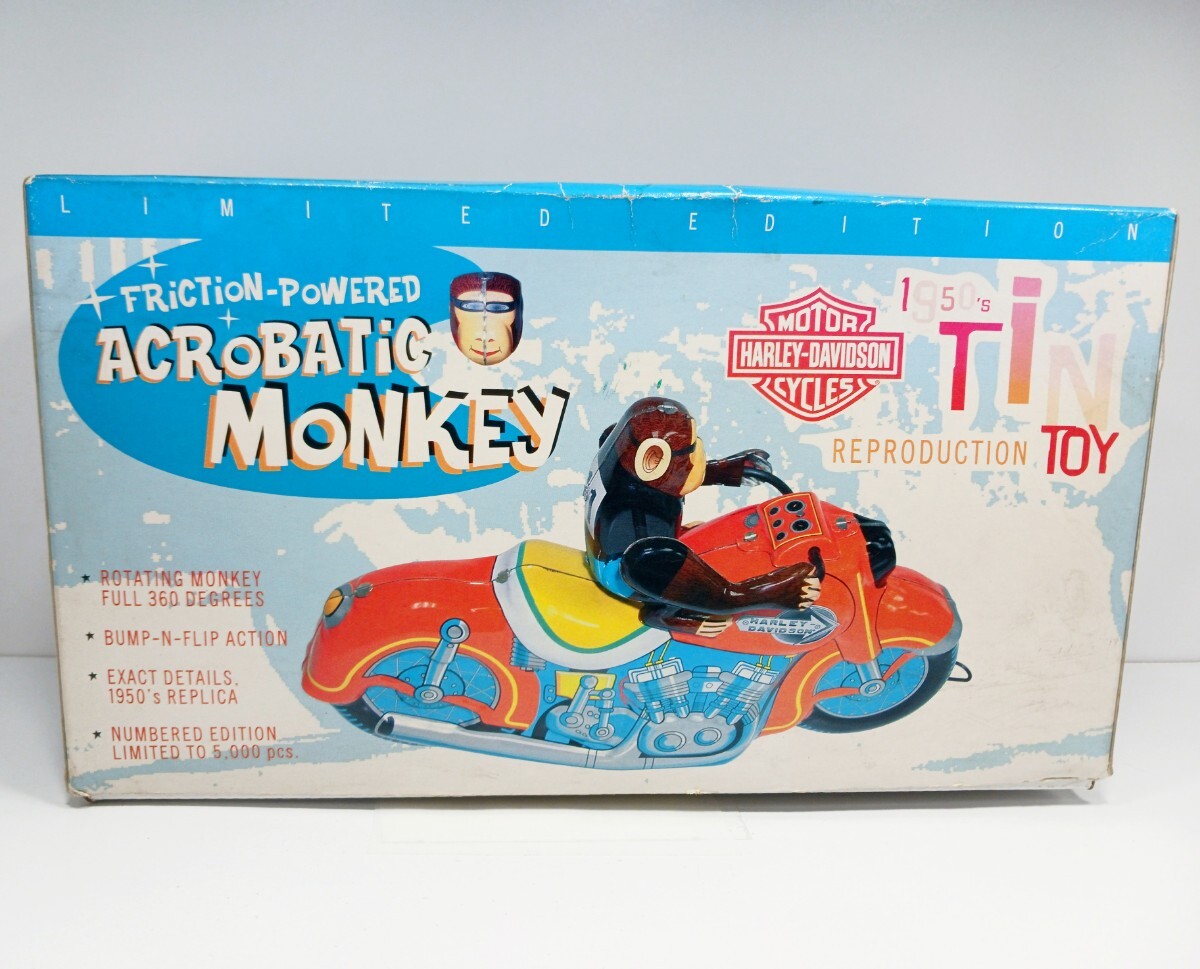 希少 ハーレーダビッドソン アクロバティックモンキー ブリキ 希少 HARLEY-DAVIDSON ACROBATIC MONKEY ハーレーダビッドソン