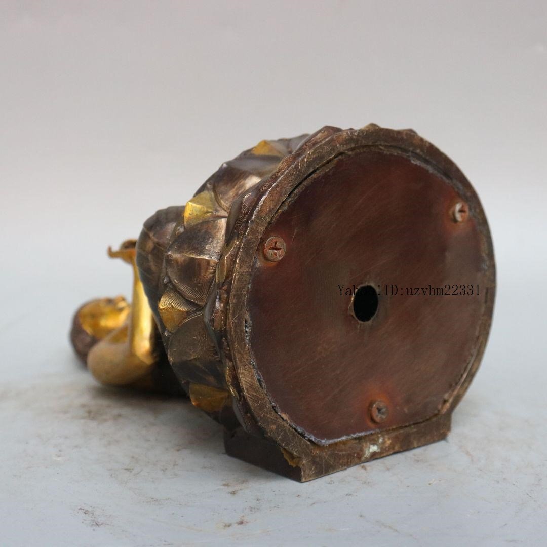 仏教美術 北魏仏 仏像 工芸品 美術品 置物 唐物 明代 銅泥金 北魏仏 仏像 仏教古美術 供養品 極細工 時代物