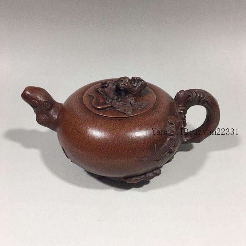宜興 紫砂壷 周桂珍梅花壺 工芸品 美術品 置物（中国美術 煎茶