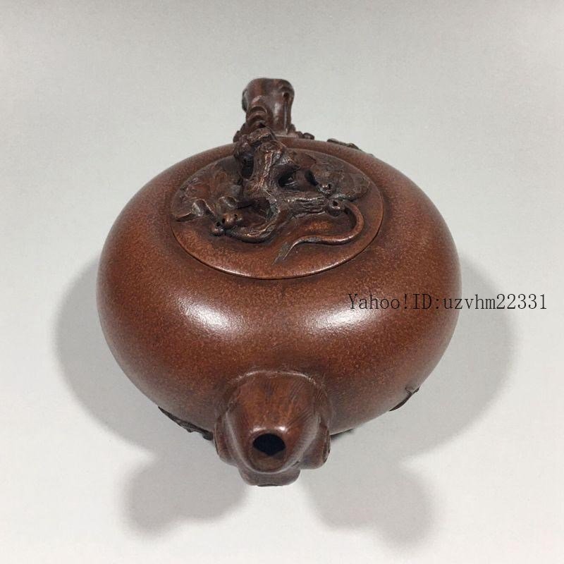 閑】煎茶道具 国家高級工芸美術師 曹婉芬作 白泥 宜興紫砂壺(2客