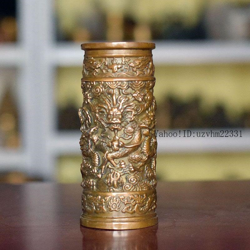 九龍.香筒  装飾品 現代工芸品 美術品 置物 Yahoo!オークション - 九龍.香筒 装飾品 現代工芸品 美術品 置物