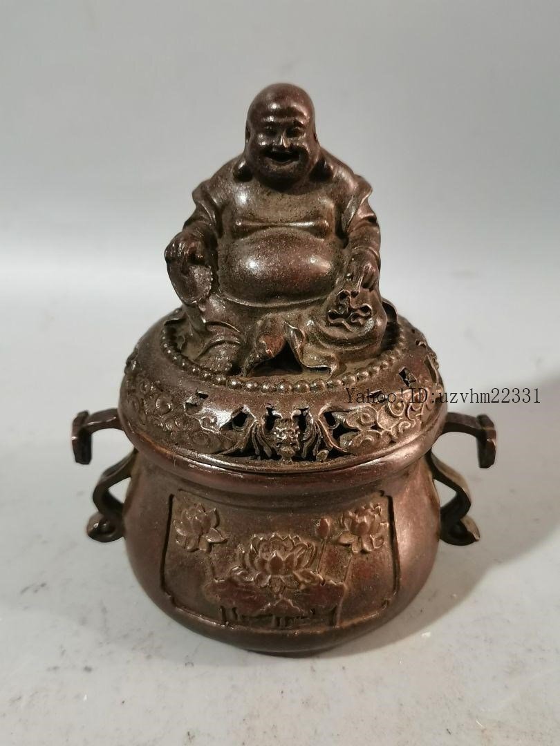 弥勒仏の両耳 香炉 装飾品 工芸品美術品 置物 工芸品 弥勒仏の両耳 香炉 装飾品 工芸品美術品 置物 工芸品