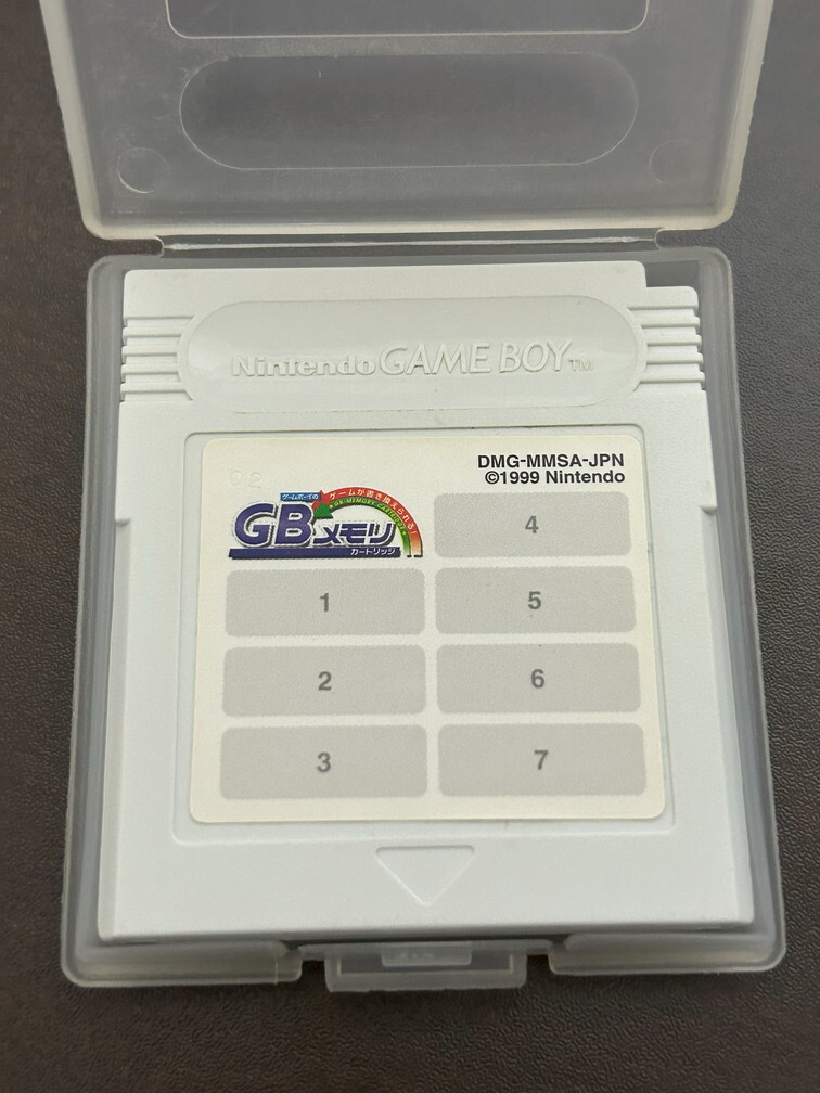 中古ソフト　GB　GBメモリ（内部ソフト：バブルボブルジュニア+ネメシス２）