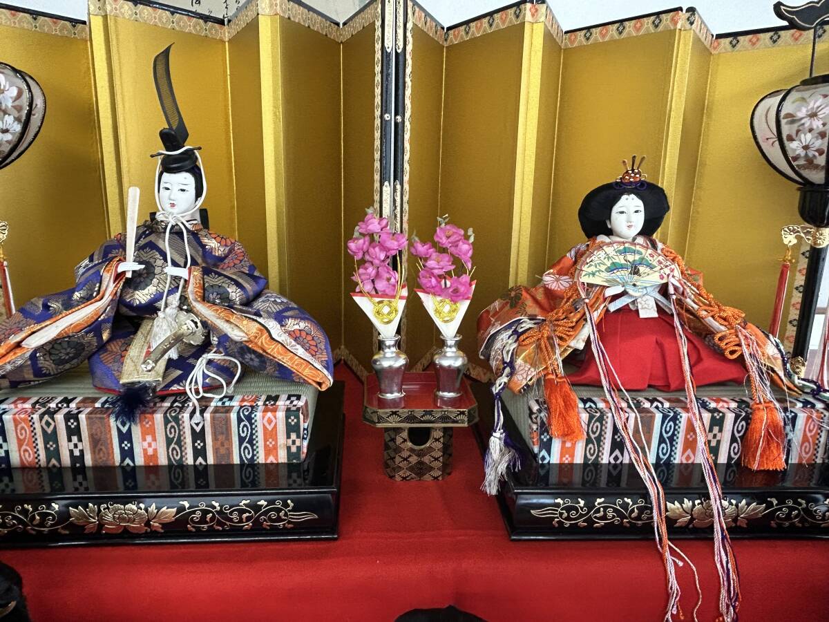 七段飾り 雛人形 おひなさま 三人官女 五人囃子 右近 左近 七段飾り 雛人形 おひなさま 三人官女 五人囃子 右近 左近