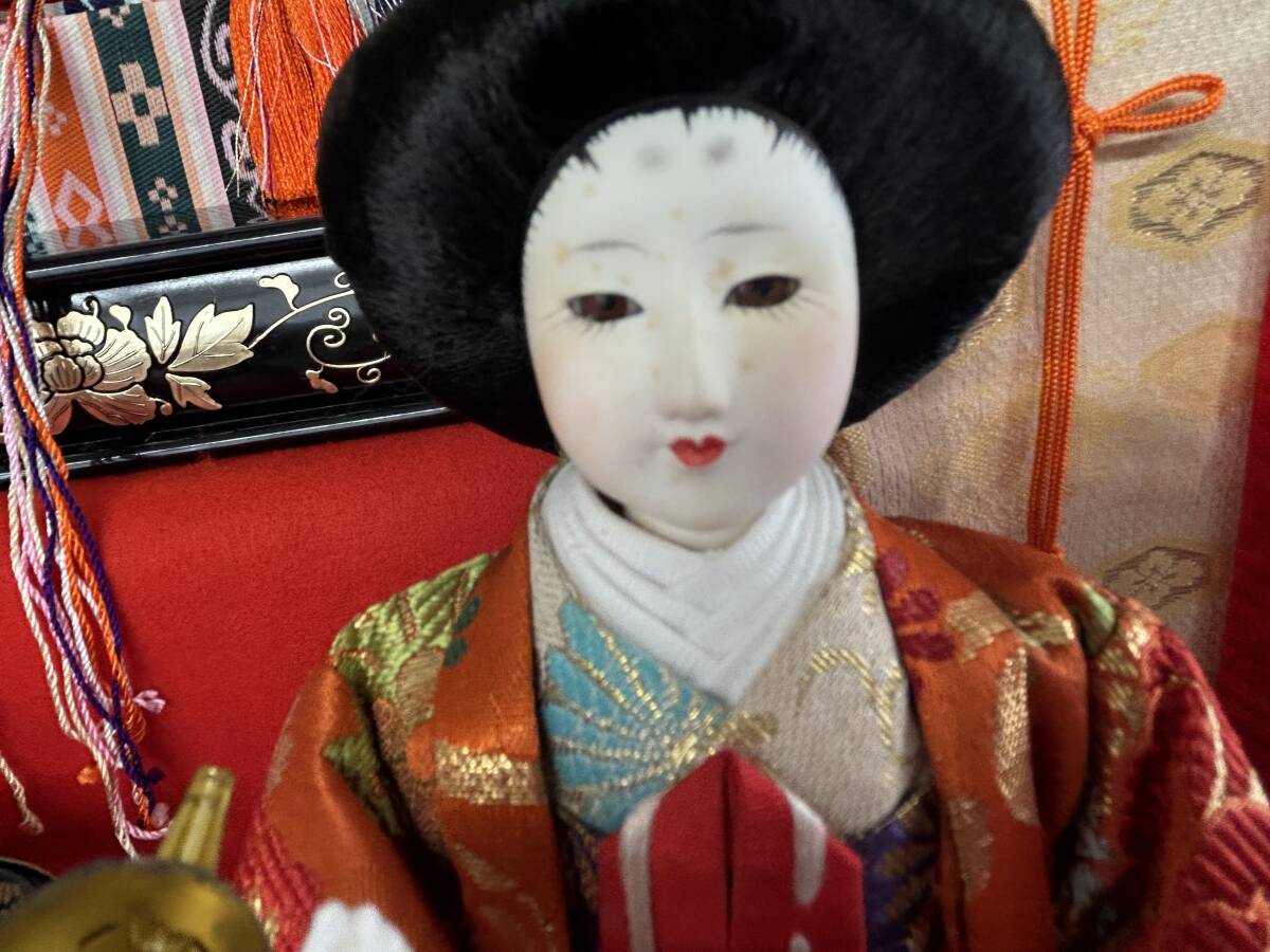 七段飾り 雛人形 おひなさま 三人官女 五人囃子 右近 左近 七段飾り 雛人形 おひなさま 三人官女 五人囃子 右近 左近