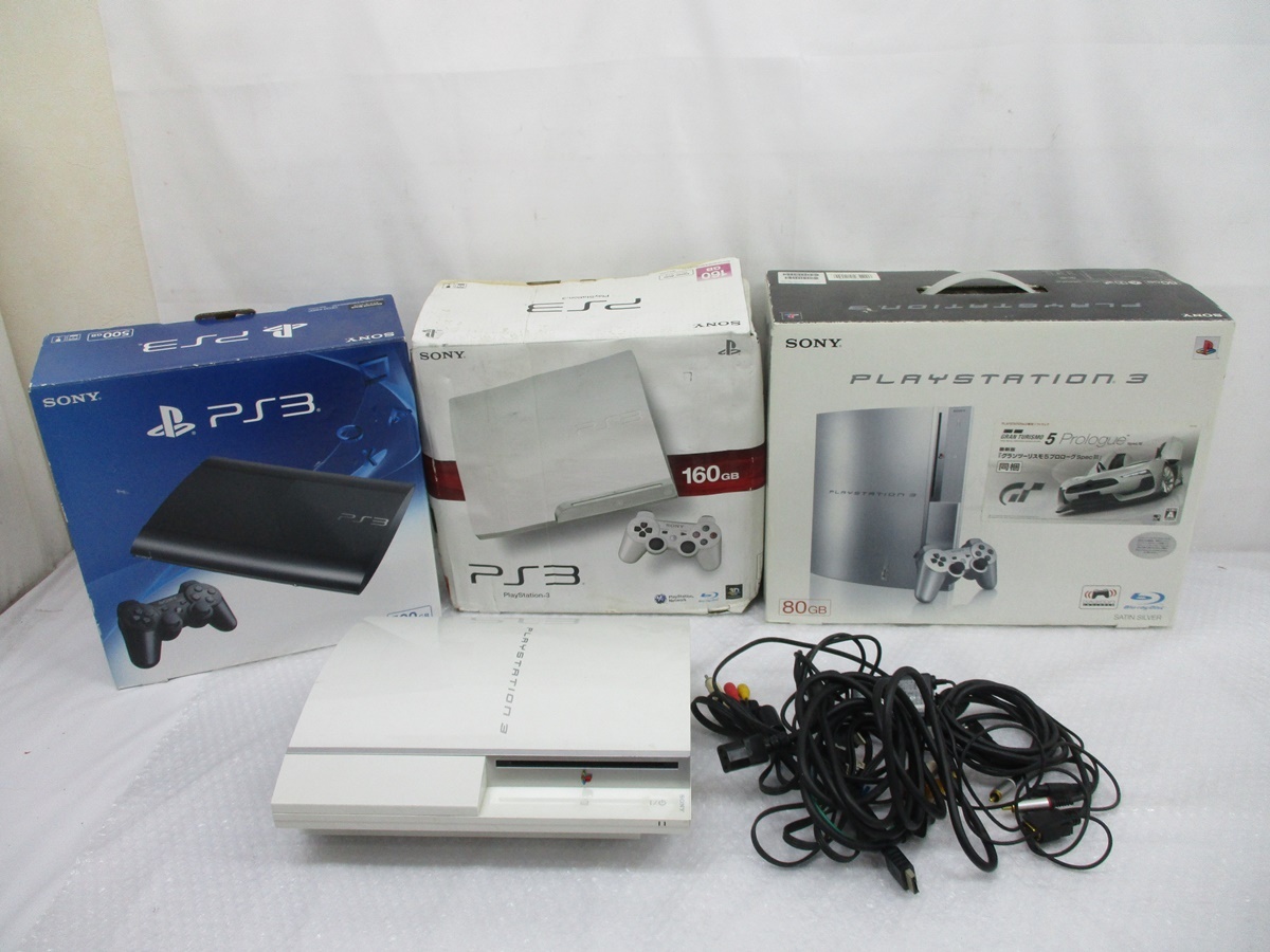 Yahoo!オークション - 844P PS3 ゲーム機 本体 4台セット Yahoo!オークション - 844P PS3 ゲーム機 本体 4台セット