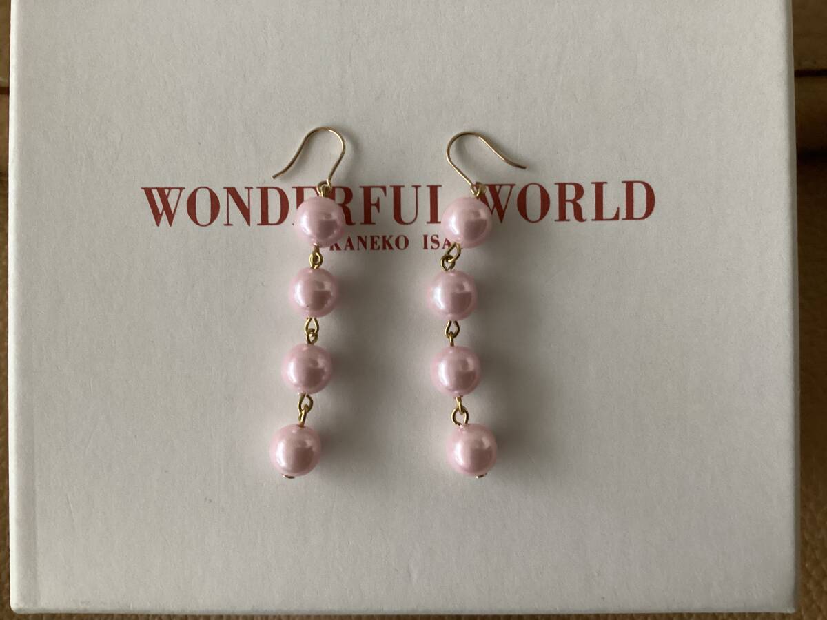 ★未使用★ワンダフルワールド　　パールピアス