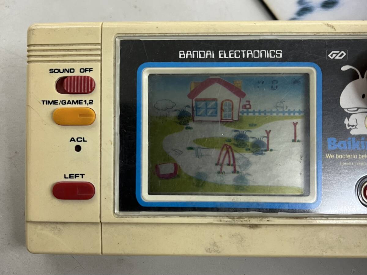 昭和　レトロ　ゲームウォッチ　バイキンくん　作動品 Yahoo!オークション - 昭和 レトロ ゲームウォッチ バイキンくん