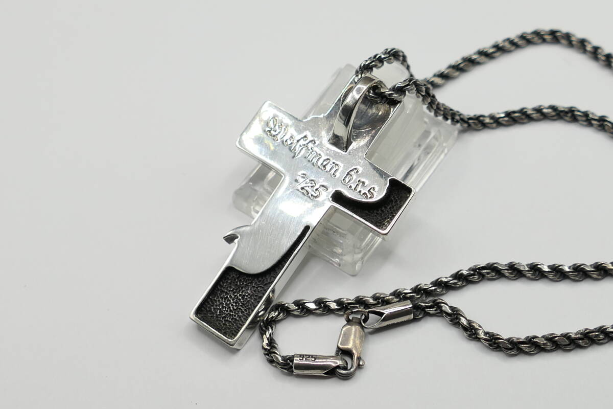 美品　ウルフマンブラザーズ　ムーンシャドー　クロス　ネックレス　ペンダント_画像9