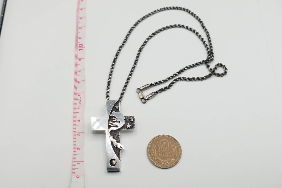 美品　ウルフマンブラザーズ　ムーンシャドー　クロス　ネックレス　ペンダント_画像10