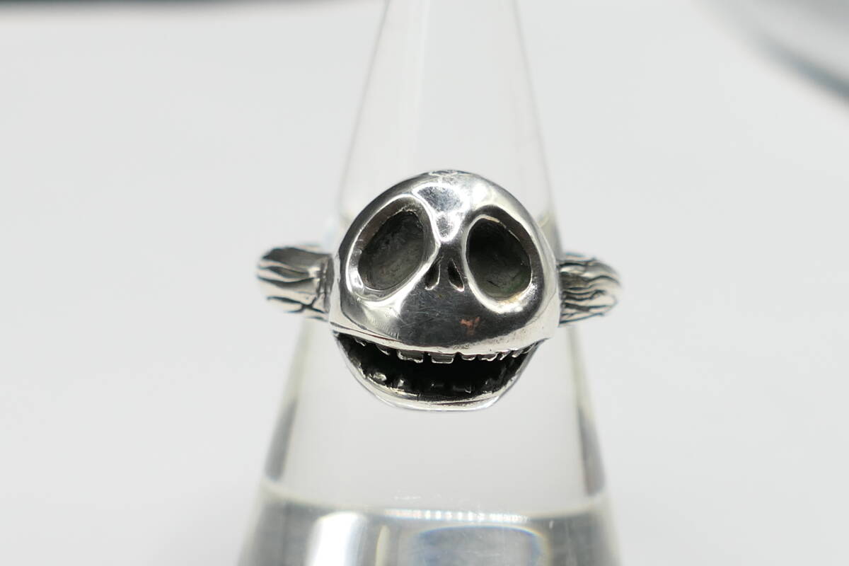 美品　16号　ナイトメアー・ビフォア・クリスマス　silver製　リング　指輪