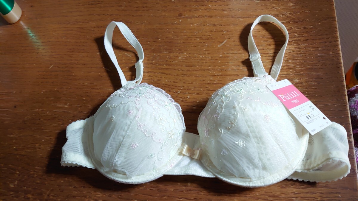 Wing/Wacoal　Pulili　ワイヤー ブラジャー　B-65　タグ付き未使用