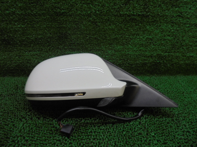 9EX1645 DE6)) アウディ A4 ABA-8KCDH 2008年 純正 ウィンカー付電格サイドドアミラ右 カプラ10ピン
