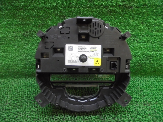 9EX1108 AH2)) BMW ミニ ABA-MF16 2009年 R56 クーパー 純正 スピードメーターパネル　走行距離80448ｋｍ