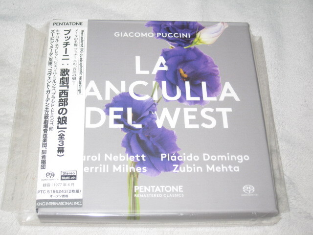 SACD Multi-ch★ズビン・メータ★プッチーニ★西部の娘★2枚組★Zubin Mehta