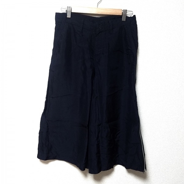 トリココムデギャルソン tricot COMMEdesGARCONS パンツ サイズM - ダークネイビー レディース クロップド(半端丈) AD2004 ボトムス