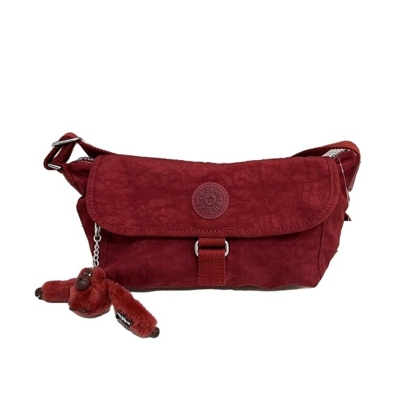 キプリング Kipling ショルダーバッグ - レッド 美品 バッグ