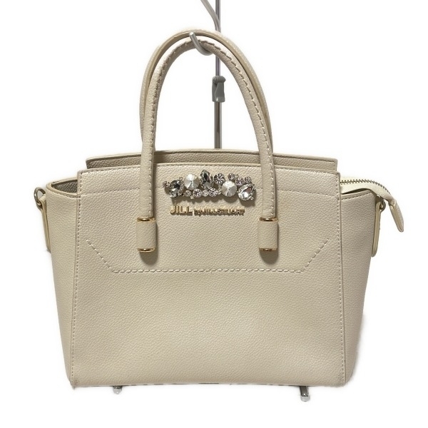 ジルバイジルスチュアート JILL by JILLSTUART ハンドバッグ 125-8281137 - アイボリー ビジュー バッグ