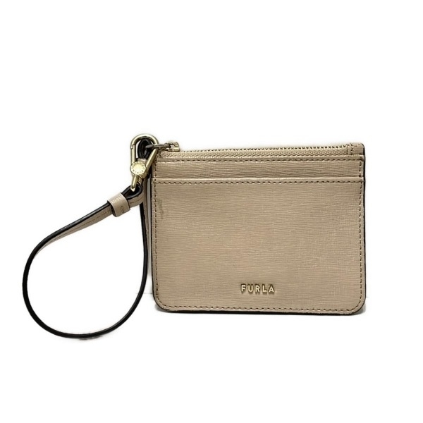 フルラ FURLA コインケース - レザー ベージュ キーリング付き/パスケース付き 財布
