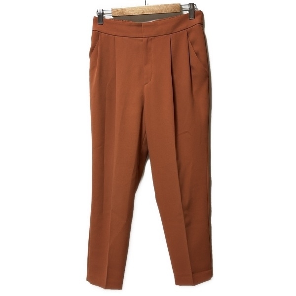 アドーア ADORE パンツ サイズ38 M - ブラウン レディース フルレングス 新品同様 ボトムス
