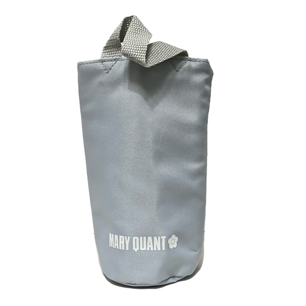マリークワント MARY QUANT 小物入れ - ライトグレー ボトルホルダー 美品 財布