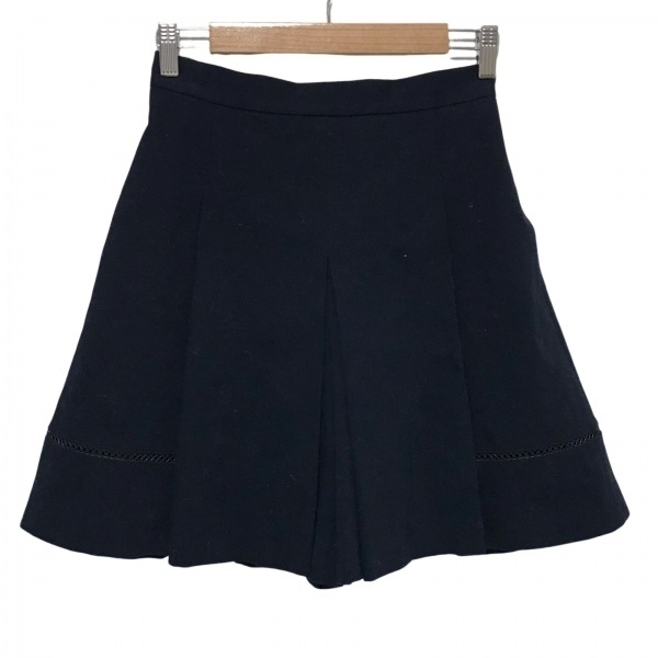フォクシーニューヨーク FOXEY NEW YORK ショートパンツ サイズ38 M 36609 - ダークネイビー レディース 2017年/キュロット ボトムス