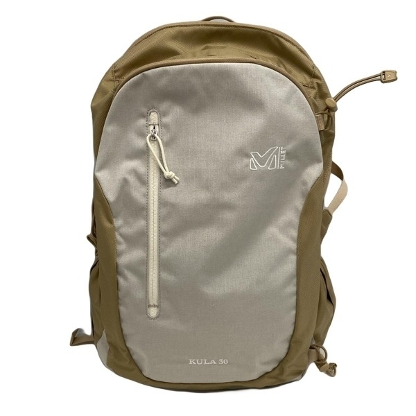 ミレー MILLET リュックサック/バックパック KULA 30 ライトブラウン×ライトグレー 美品 バッグ