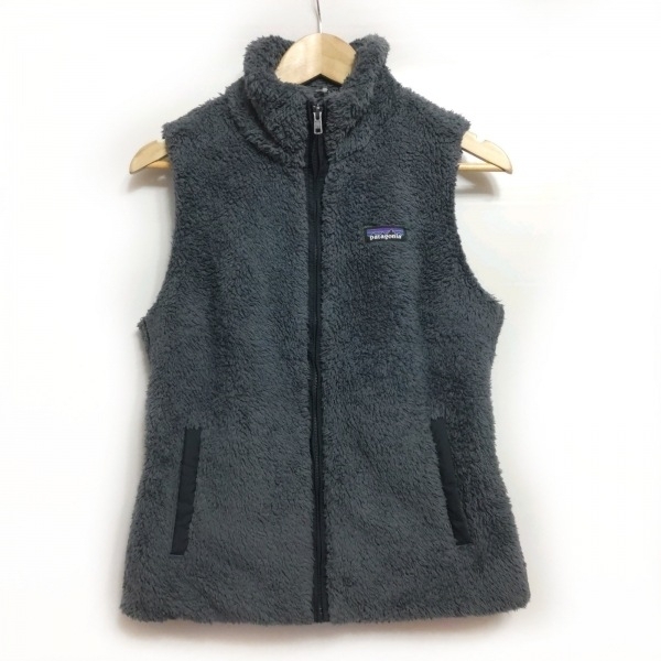パタゴニア Patagonia ベスト サイズM STY25216 ロスガトスベスト グレー×黒 メンズ ジップアップ トップス