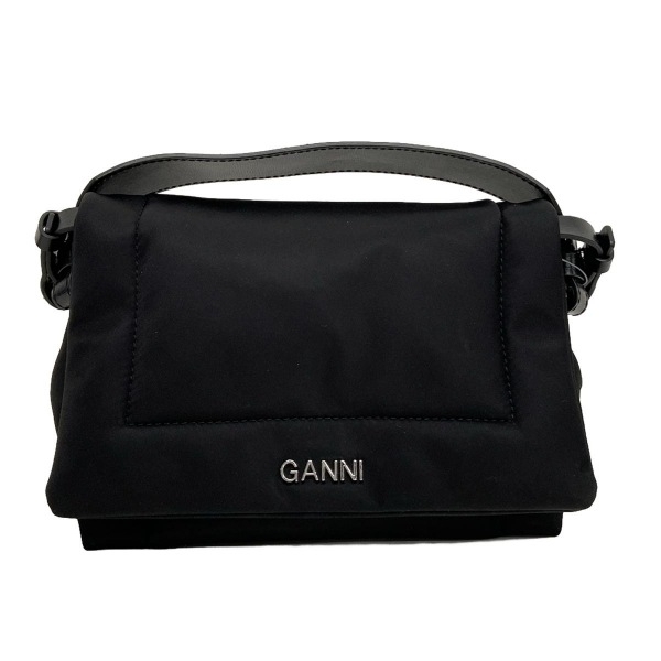 ガニー GANNI ハンドバッグ - 黒 バッグ - ナイロン ガニー GANNI ハンドバッグ - 黒 バッグ - ナイロン