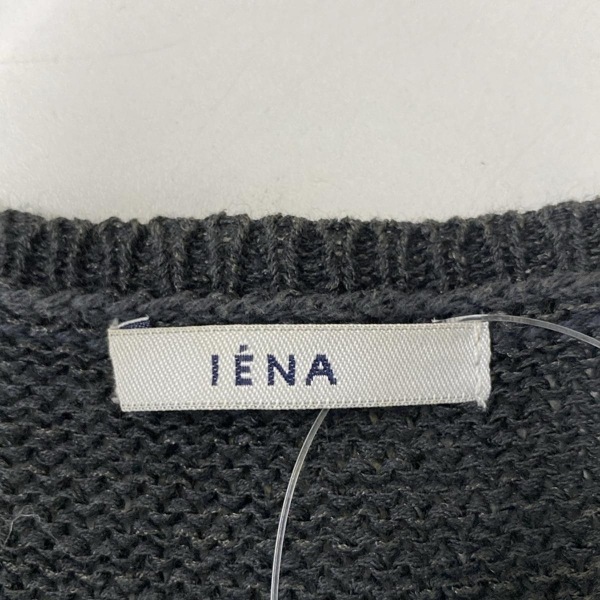イエナ IENA ノースリーブセーター/ニット - ダークグレー レディース クルーネック トップス