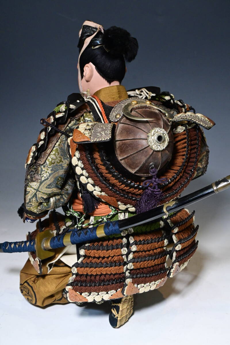 京都丸平 大木平蔵『八幡太郎従者』武者人形 五月人形 陣太鼓 共 京都丸平 大木平蔵『八幡太郎従者』武者人形 五月人形 陣太鼓 共