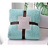 【150cm×200cm,ミントブルー】マルチカバー ブランケット ソファーカバー ベッドカバー 暖かい ワッフル ふわふわ もこもこ毛布