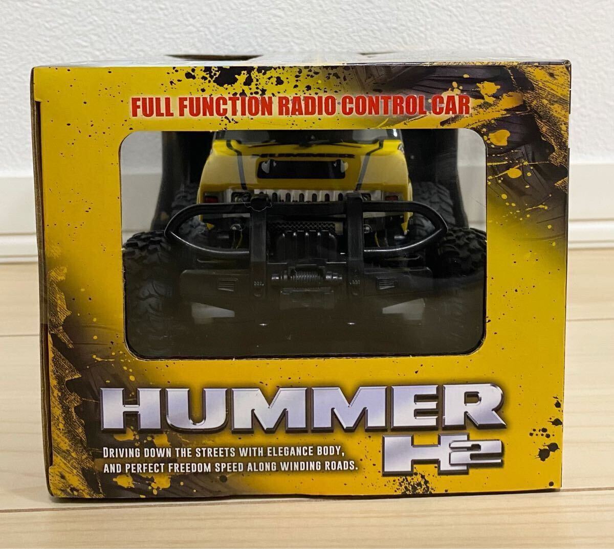 HUMMER ハマー H2 YELLOW 正規(guī)ライセンス商品 40MHz ラジコン 新品 未開封 RC イエロー 