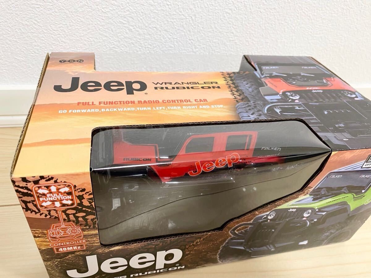 Jeep ジープ 赤 WRANGLER RUBICON 正規(guī)ライセンス商品 40MHz ラジコン 新品 未開封 RED RC 
