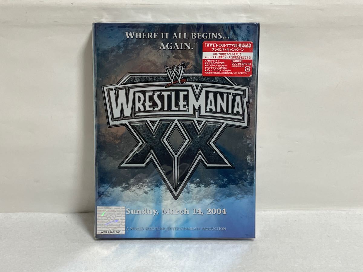 DVD WWE レッスルマニア20 WRESTLEMANIA 未開封