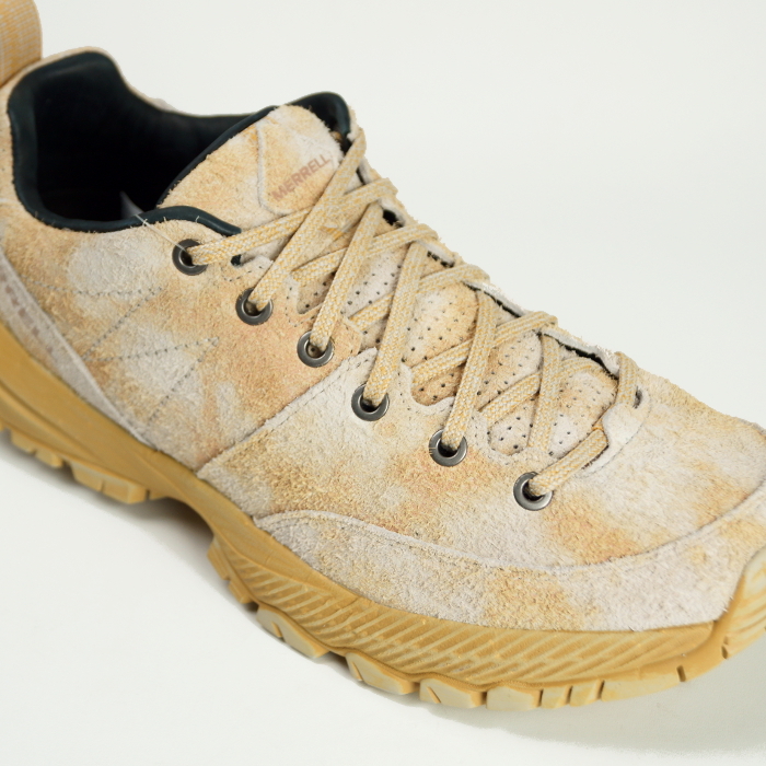 【新品】定価3.19万MERRELL メレル MQM ACE LTR FP 1TRL《数量限定プレミアム》上質スエードレザー スニーカー トレッキング 26cmゴールド