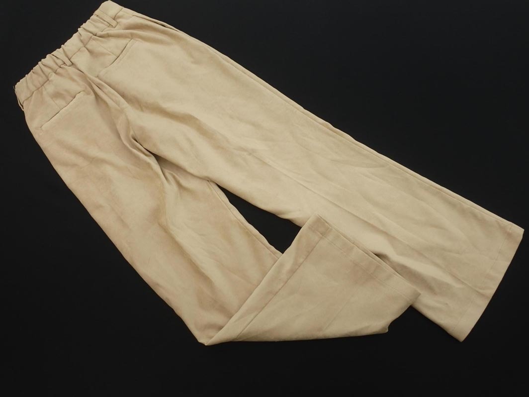 LOWRYS FARM ローリーズファーム スウェード調(diào) ワイド パンツ sizeM/ベージュ ◇■ ☆ faa6 レディース