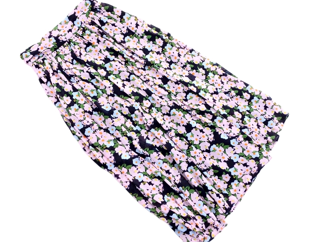 新品 J.CREW ジェイクルー 花柄 ロング フレア スカート size4/ピンク ■◇ ☆ faa6 レディース