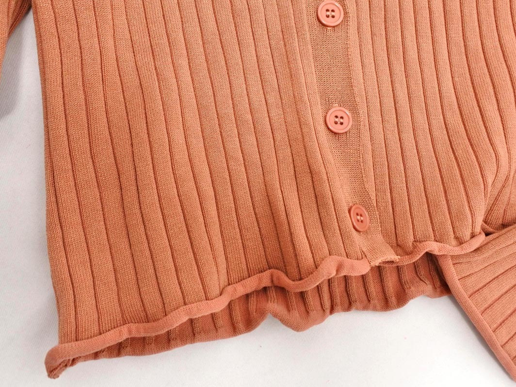 rienda rienda ребра кардиган sizeF/ чай *# * faa7 женский