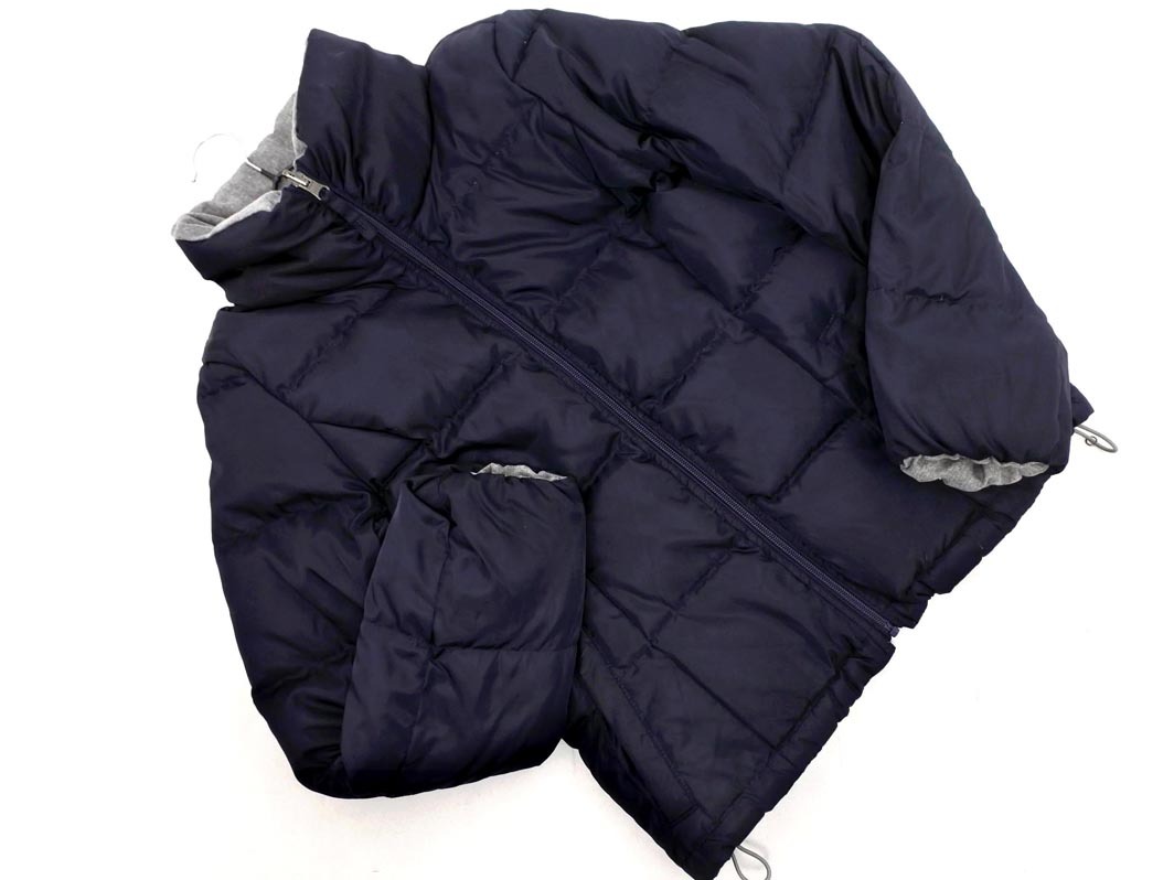 a.v.v アーヴェヴェ ダウン ジャケット sizeS/グレーｘ黒 ◆■ ☆ faa7 レディース
