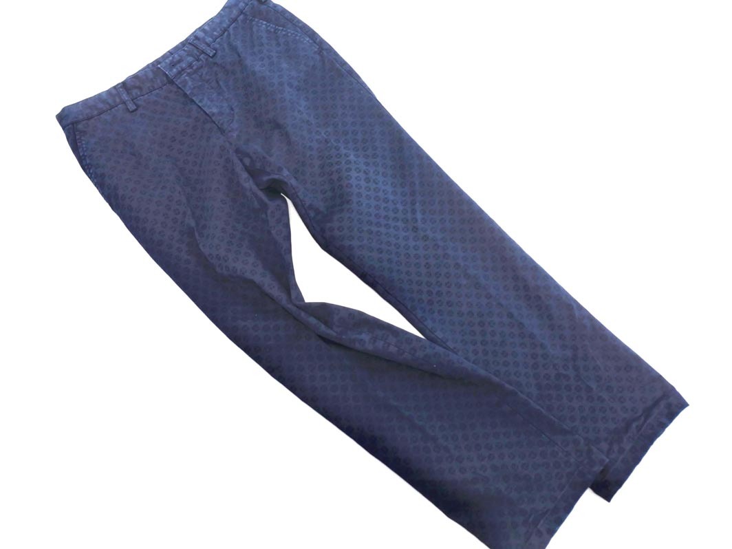 JOSEPHjosefHOMME общий рисунок распорка брюки size48/ темно-синий ## * faa9 мужской 