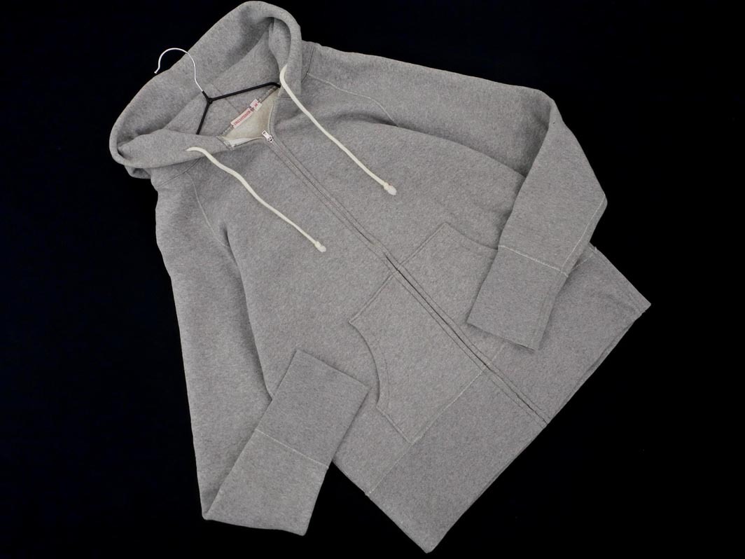 DRESSTERIOR ドレステリア 裏起毛 スウェット ジップアップ パーカー sizeM/グレー ◇■ ☆ fab0 レディース
