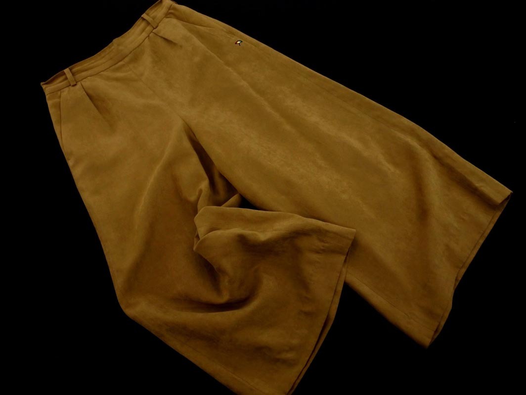 arnold palmer アーノルドパーマー スウェード調 ガウチョ パンツ size3/ベージュ ◇■ ☆ fab4 レディース