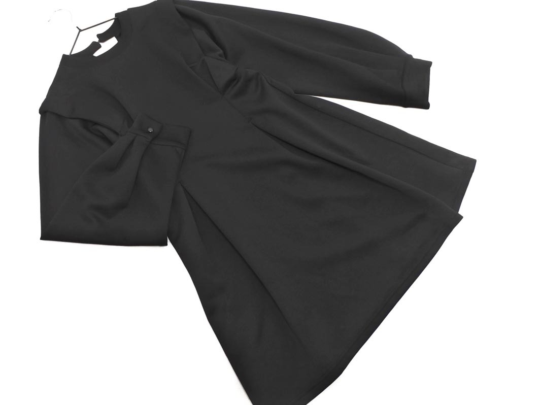 MURUA ムルーア 切替 ワンピース size2/黒 ◇■ ☆ fab4 レディース
