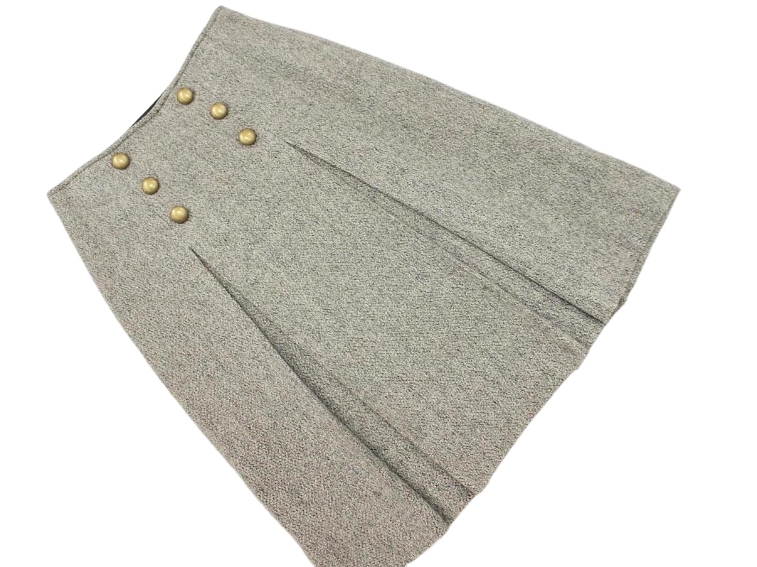 ANAYI アナイ ウール混 スカート size36/グレー ◇■ ☆ fab4 レディース