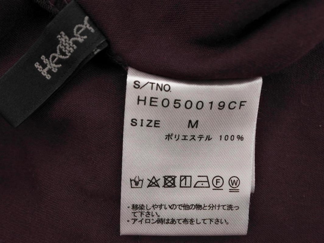 Heather ヘザー スラックス パンツ sizeM/ボルドー ◇■ ☆ fab4 レディース