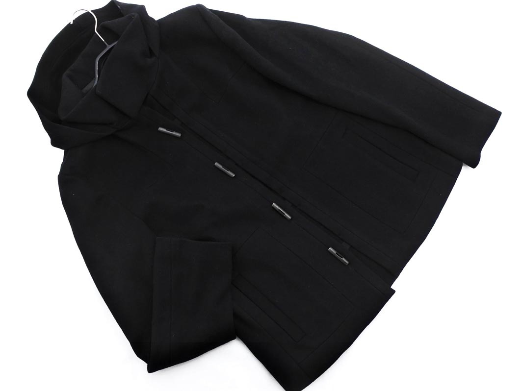 Calvin Klein カルバンクライン ウール混 ダッフル コート size40/黒 ◇■ ☆ fab4 メンズ