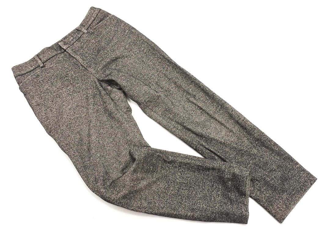LAUTREAMONT ロートレアモン ウール混 テーパード パンツ size38/黒ｘベージュ ◇■ ☆ fab4 レディース