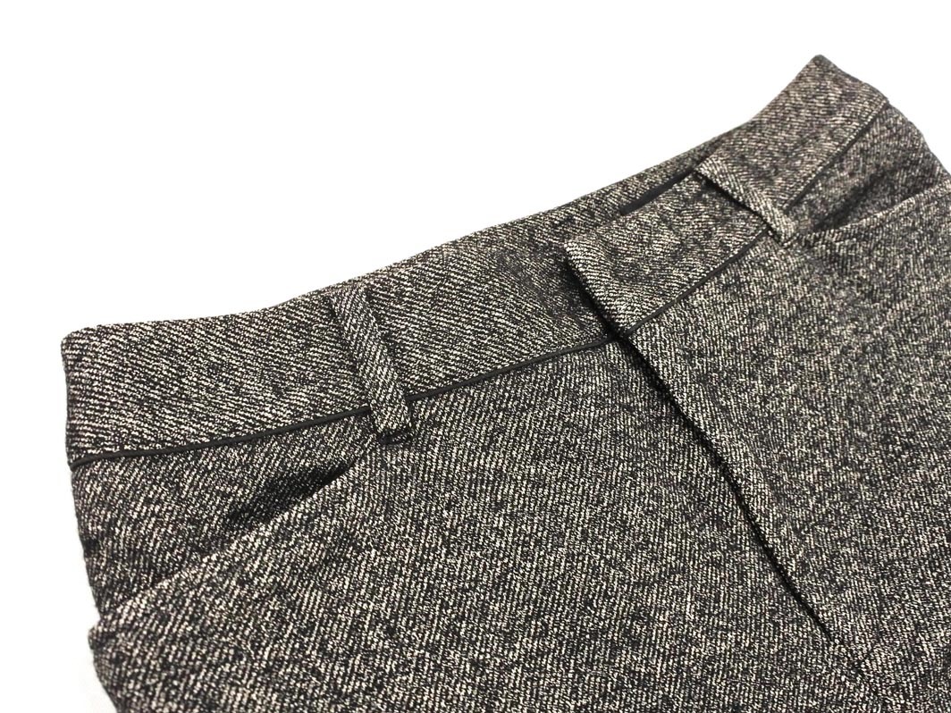 LAUTREAMONT ロートレアモン ウール混 テーパード パンツ size38/黒ｘベージュ ◇■ ☆ fab4 レディース