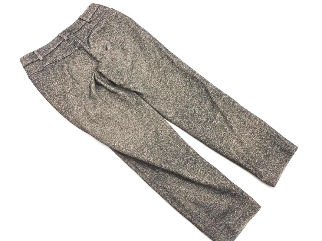 LAUTREAMONT ロートレアモン ウール混 テーパード パンツ size38/黒ｘベージュ ◇■ ☆ fab4 レディース